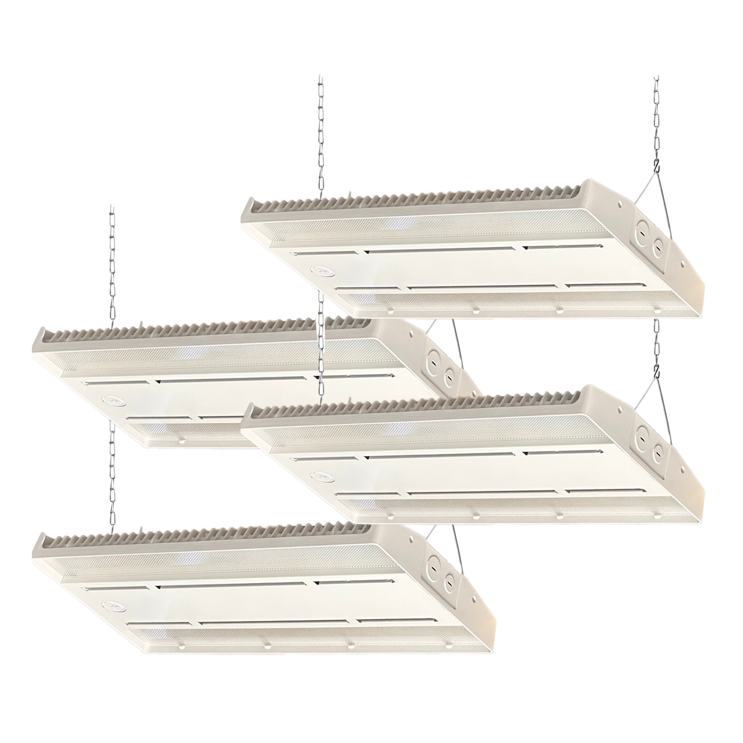 4 PACK 155W 1.25FT LINEAR HIGH BAY LED SHOP LIGHTS, 2CCT&3 WATTAGE TUNABLE 100W/120W/155W - AHA Lighting LED