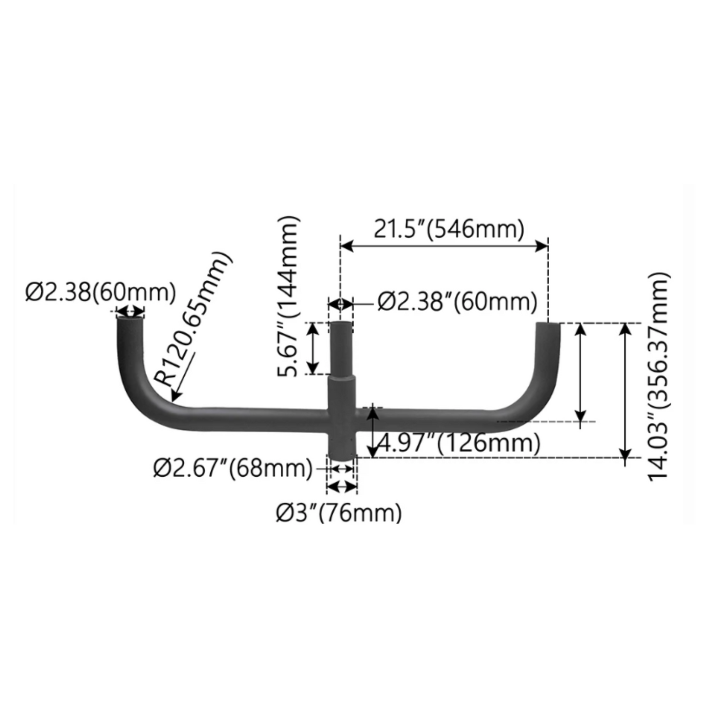 180° Triple Bullhorn Light Pole Brackets - AHA Lighting LED