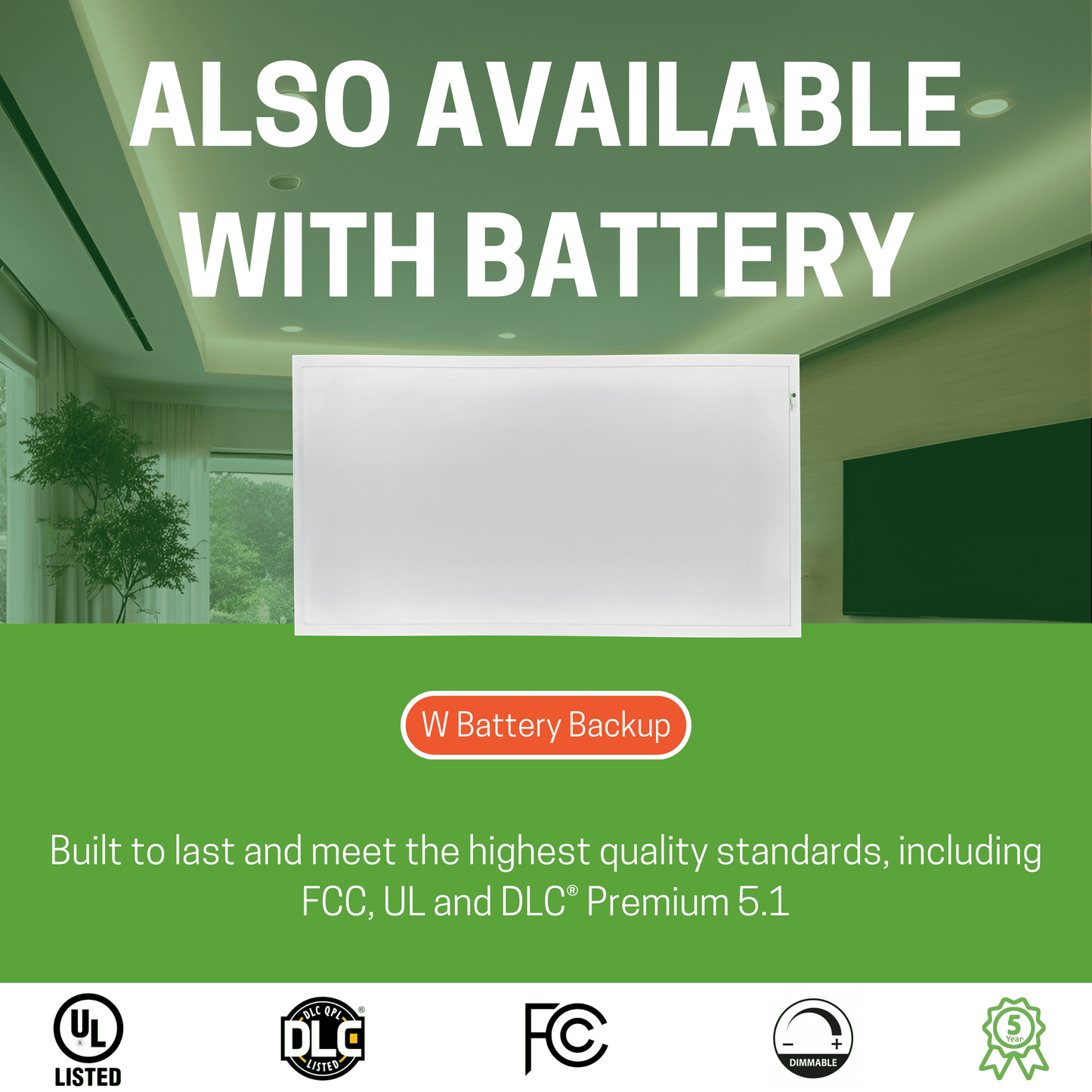 4 Pack 2X4 40W LED Panel Light Wattage & CCT Tunable - AHA Lighting LED