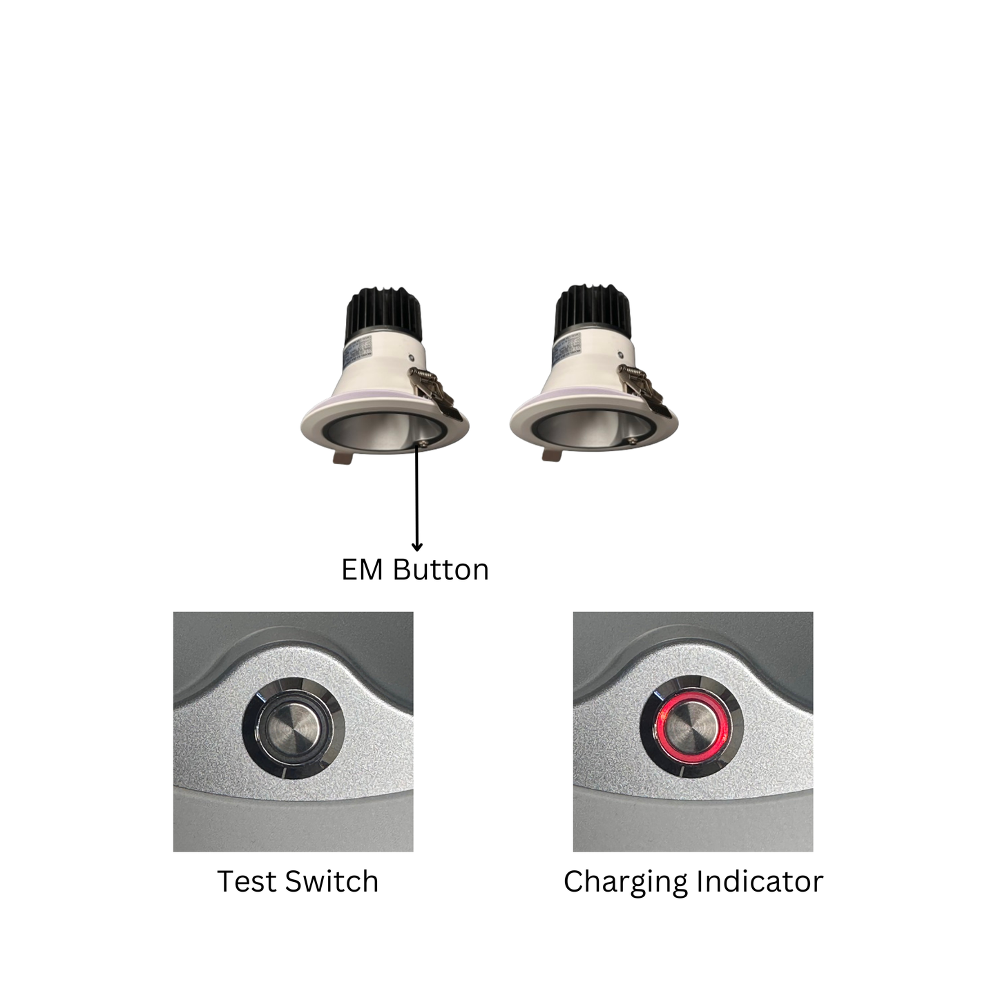 2 PACK 4" ARCHITECTURAL DOWNLIGHT WITH EMERGENCY BATTERY BACKUP 16/20/24W & 5CCT TUNABLE 0-10V DIMMING 100-277V ALL-IN-ONE J-BOX - AHA Lighting LED