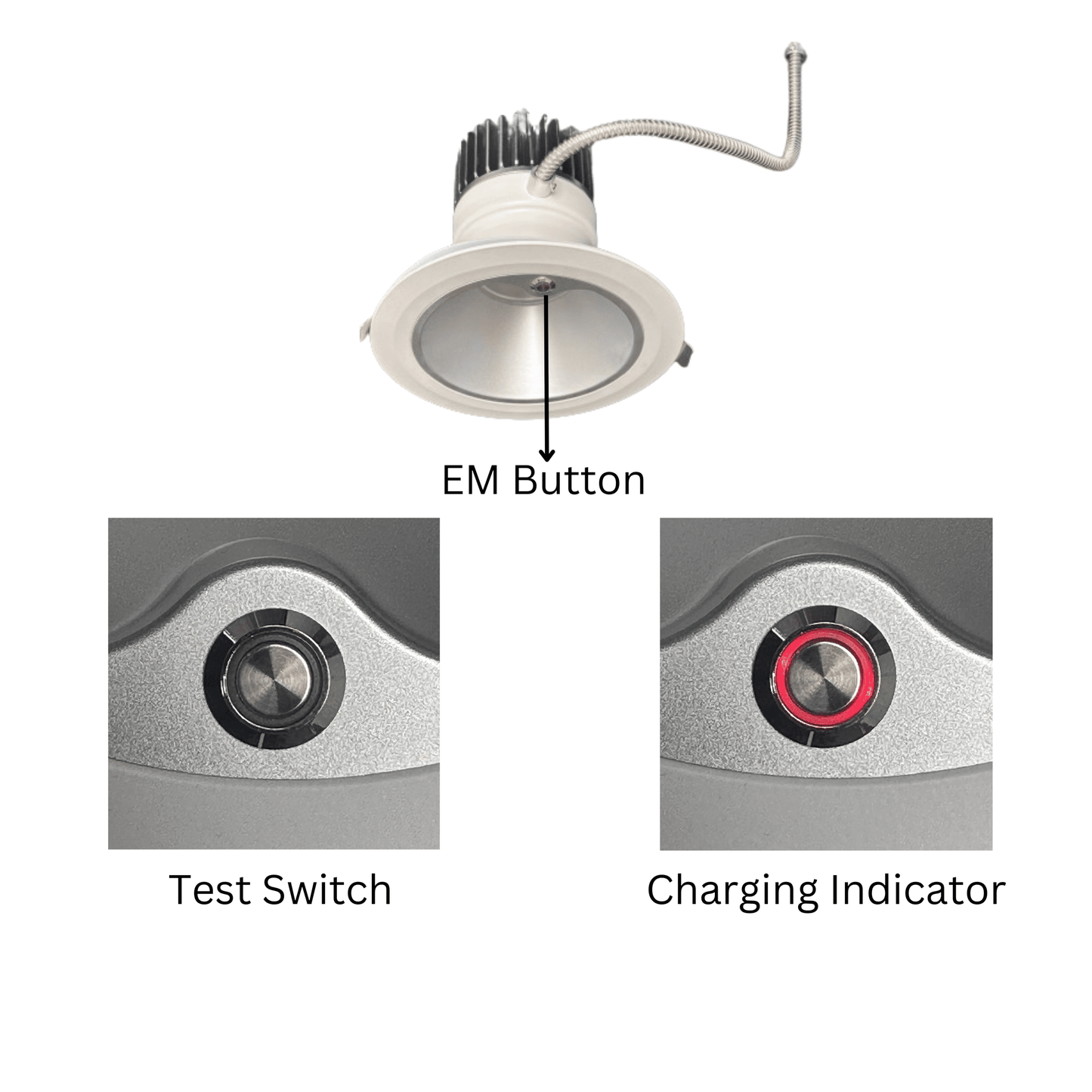6" Architectural Downlight With Emergency Battery Backup 16/20/24W & 5CCT Tunable 0-10V D… – Emergency Battery Backup Feature