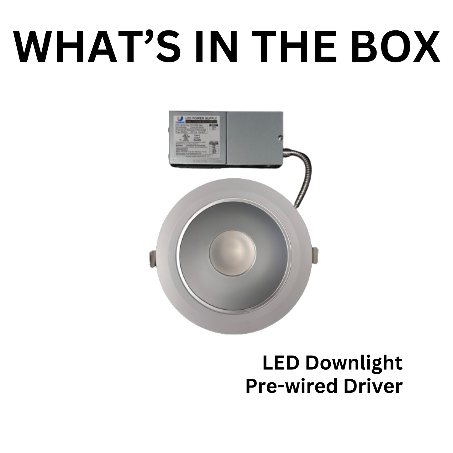 6" ARCHITECTURAL DOWNLIGHT UP TO 4,000LM CCT TUNABLE 3000/4000/5000K 0-10V DIMMING 100-277V J-BOX - AHA Lighting LED