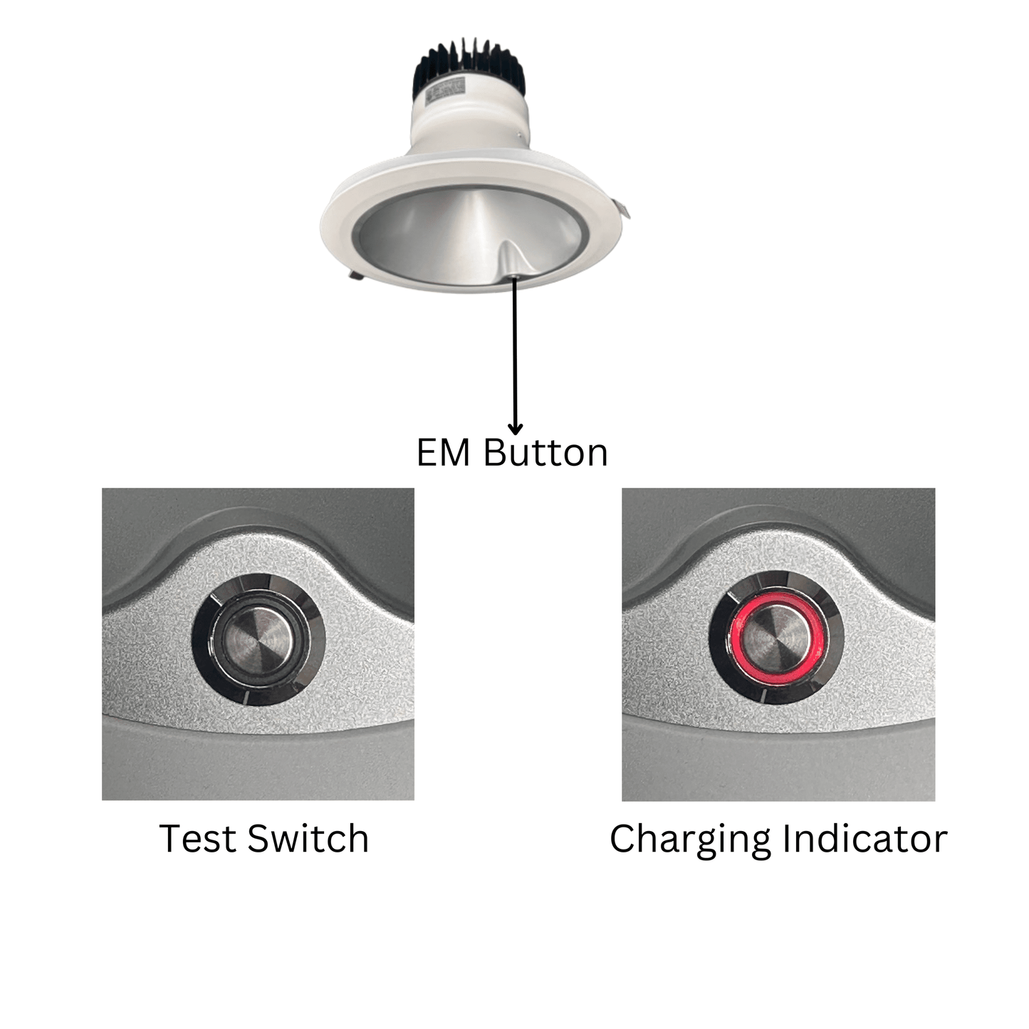 8" Architectural Downlight With Emergency Battery Backup 16/20/24W & 5CCT Tunable 0-10V D… – Emergency Battery Backup Feature