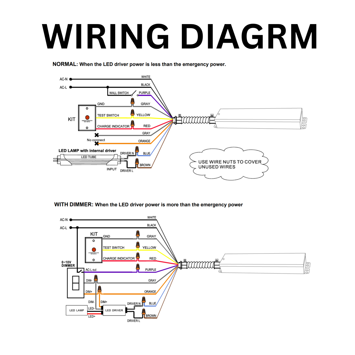 40W Emergency Battery Backup Driver - AHA Lighting LED