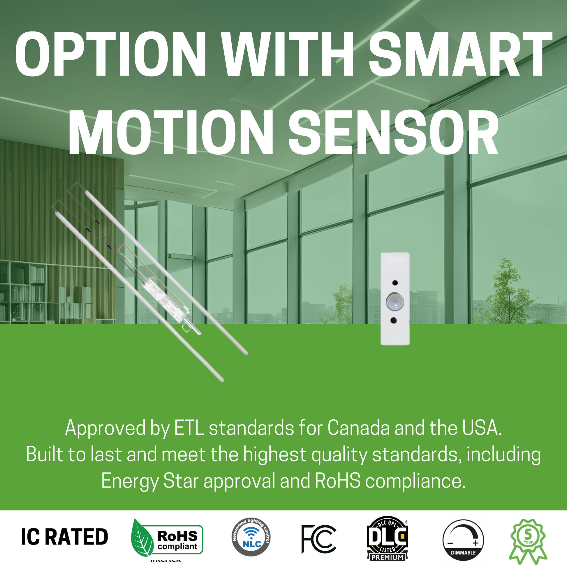 2 PACK 4FT MAGNETIC STRIP SHOP LIGHT WITH EMERGENCY BATTERY BACKUP 10W FOR 90 MINS CCT AND WATTAGE TUNABLE 120-277V - AHA Lighting LED