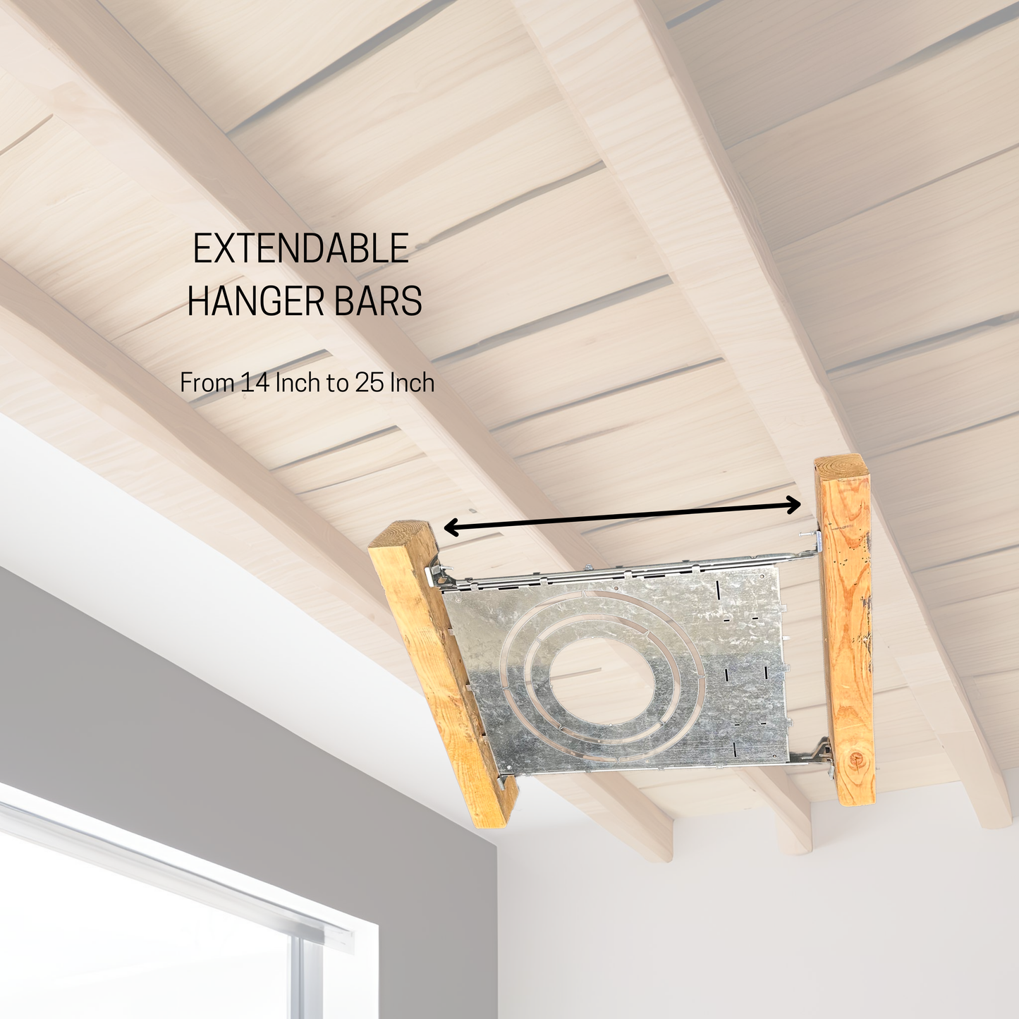 20 Pack New Construction Pre-Mounting Plate with Hanger Bars, 3/4/6/8 Inch Cut Holes - AHA Lighting LED