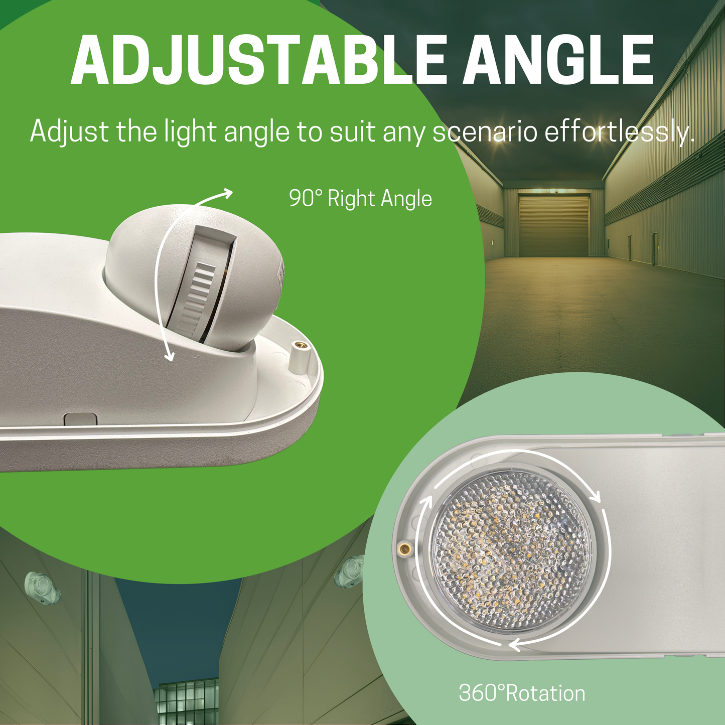 OUTDOOR DUAL HEAD EMERGENCY SIGN IP65 WATERPROOF, ADJUSTABLE LIGHTING ANGLE - AHA Lighting LED