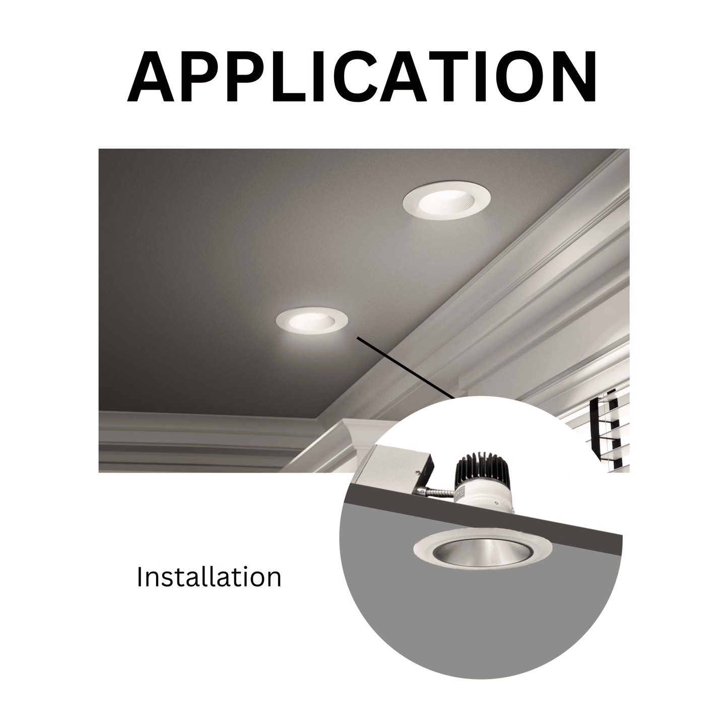 6" Architectural Downlight Up To 4,000LM CCT Tunable 3000/4000/5000K 0-10V Dimming 100-277V J-box – Installation Guide