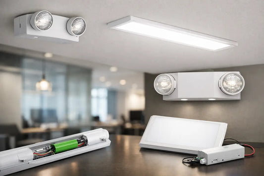 Commercial Lighting With Battery Backup