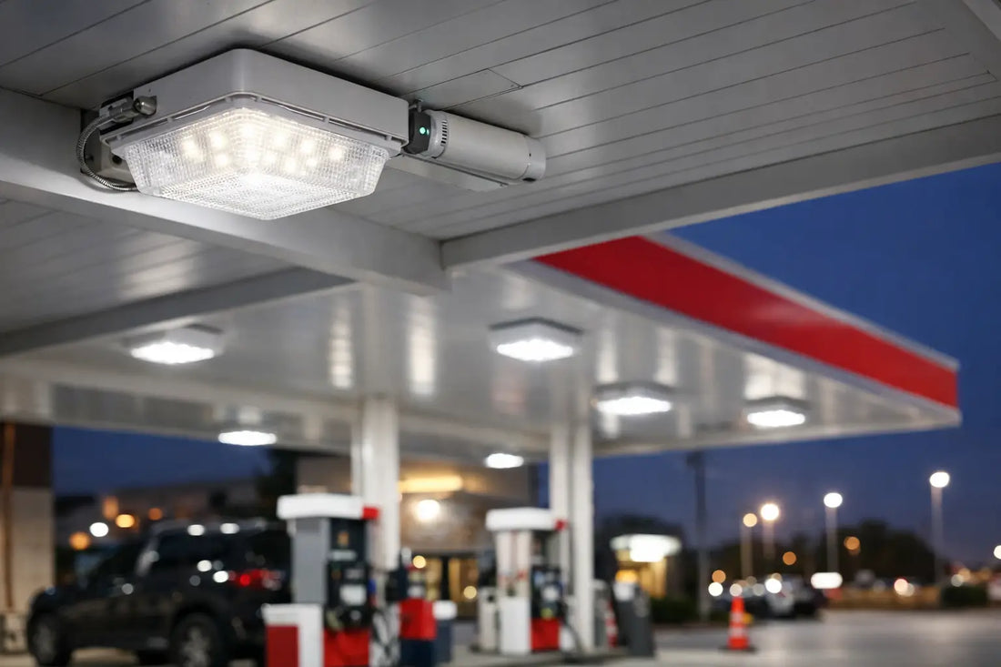 How to Retrofit Canopy Lighting for Safer Sites