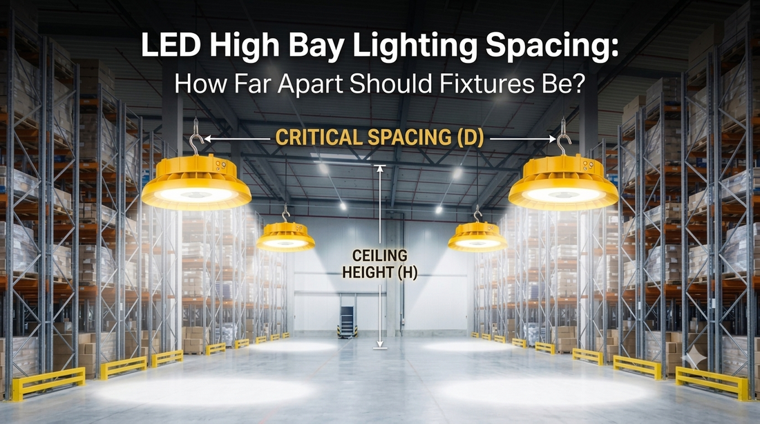 LED High Bay Lighting Spacing: How Far Apart Should Fixtures Be?