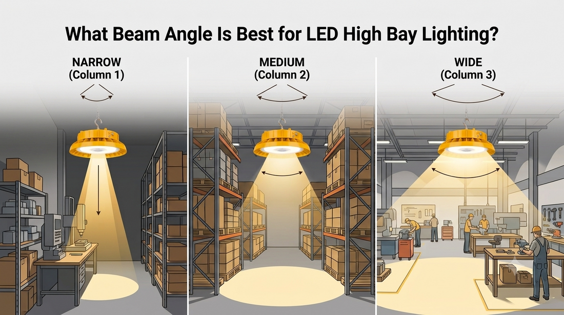 What Beam Angle Is Best for LED High Bay Lighting?