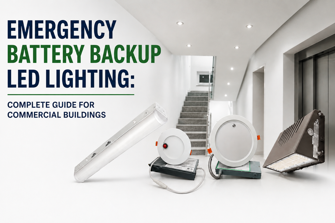 Emergency Battery Backup LED Lighting: Complete Guide for Commercial Buildings