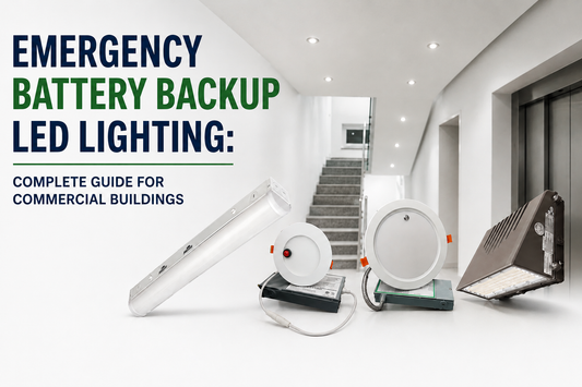 Emergency Battery Backup LED Lighting: Complete Guide for Commercial Buildings