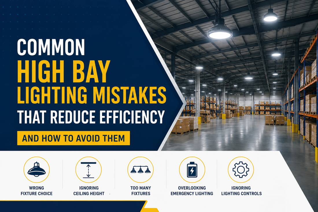 Common High Bay Lighting Mistakes That Reduce Efficiency