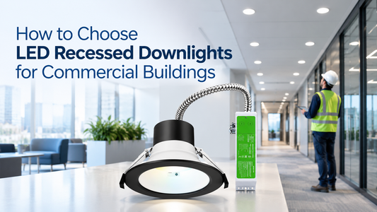How to Choose LED Recessed Downlights for Commercial Buildings