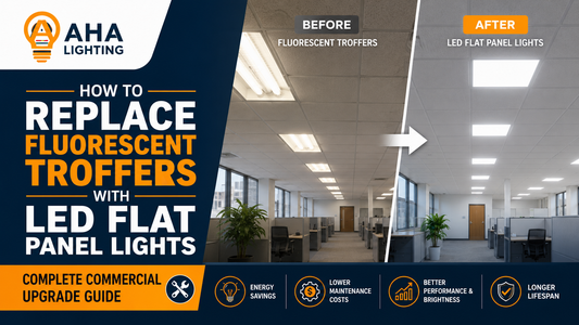 How to Replace Fluorescent Troffers with LED Flat Panel Lights: Complete Commercial Upgrade Guide