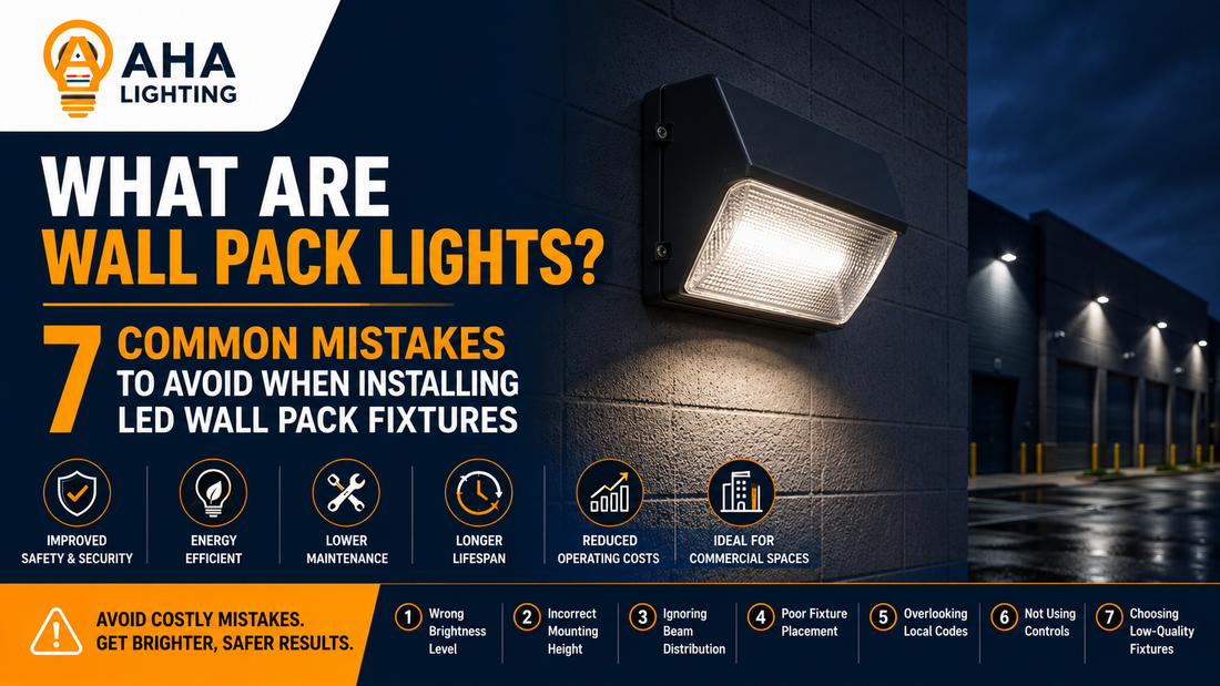 What Are Wall Pack Lights? 7 Common Mistakes to Avoid When Installing LED Wall Pack Fixtures