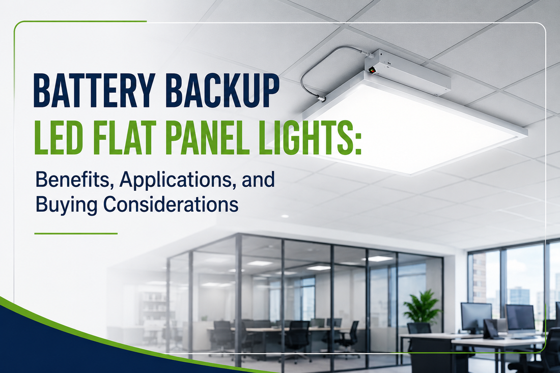 Battery Backup LED Flat Panel Lights: Benefits, Applications, and Buying Considerations