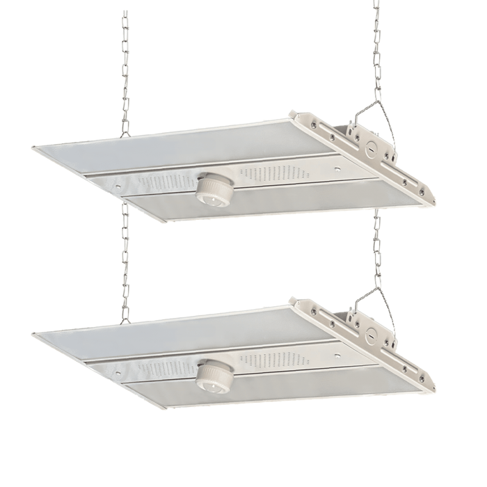 AHA LIGHTING 1x2 LED Linear High Bay | 24,500 Lumens | 165W | 5000K | 120-277V | Motion Sensor | 2 Pack