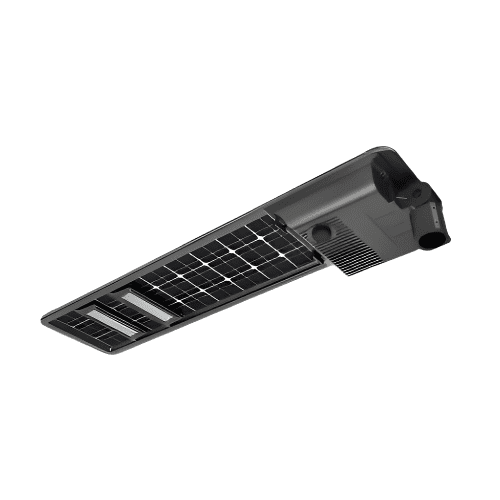 AHA LIGHTING Off-Grid Solar LED Area Light | 6,000 Lumens | 30W | 5000K | Motion Sensor | Photocell Dusk-to-Dawn