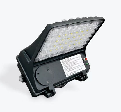 40W Full Cutoff Dark Sky Wall Pack, 5000K CCT, Integrated Photocell, Emergency Battery Backup