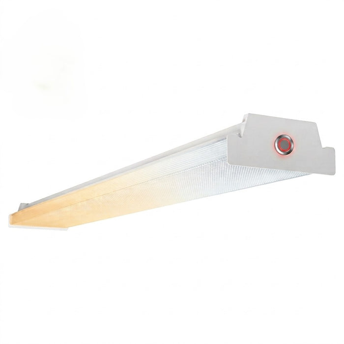 AHA LIGHTING 4ft LED Wraparound Light with Emergency Battery Backup | Up to 5,200 Lumens | 40W | 3 CCT Tunable | 120-277V