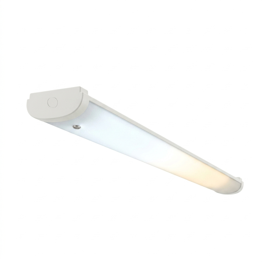 AHA LIGHTING 4ft LED Wraparound Light with Emergency Battery Backup | Up to 5,800 Lumens | 46W | 3 CCT Tunable | 120-277V