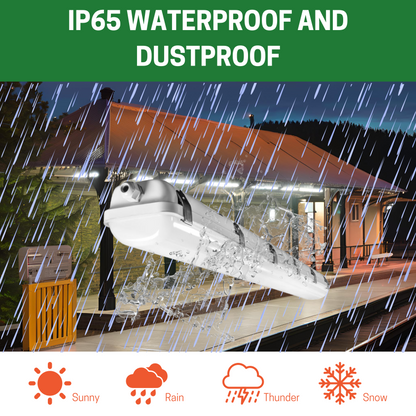 4FT LED 50W VAPOR TIGHT WITH BUILT-IN MOTION SENSOR CCT TUNABLE, 3500K-4000K-5000K TUNABLE - AHA Lighting LED