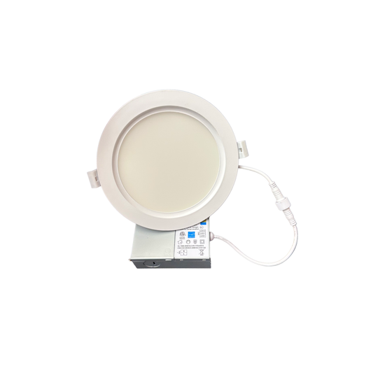 6" 16W ULTRA SLIM LED DOWNLIGHT, 3000K/4000K/5000K CCT TUNABLE, 1,120 LUMENS, 120-270V - AHA Lighting LED