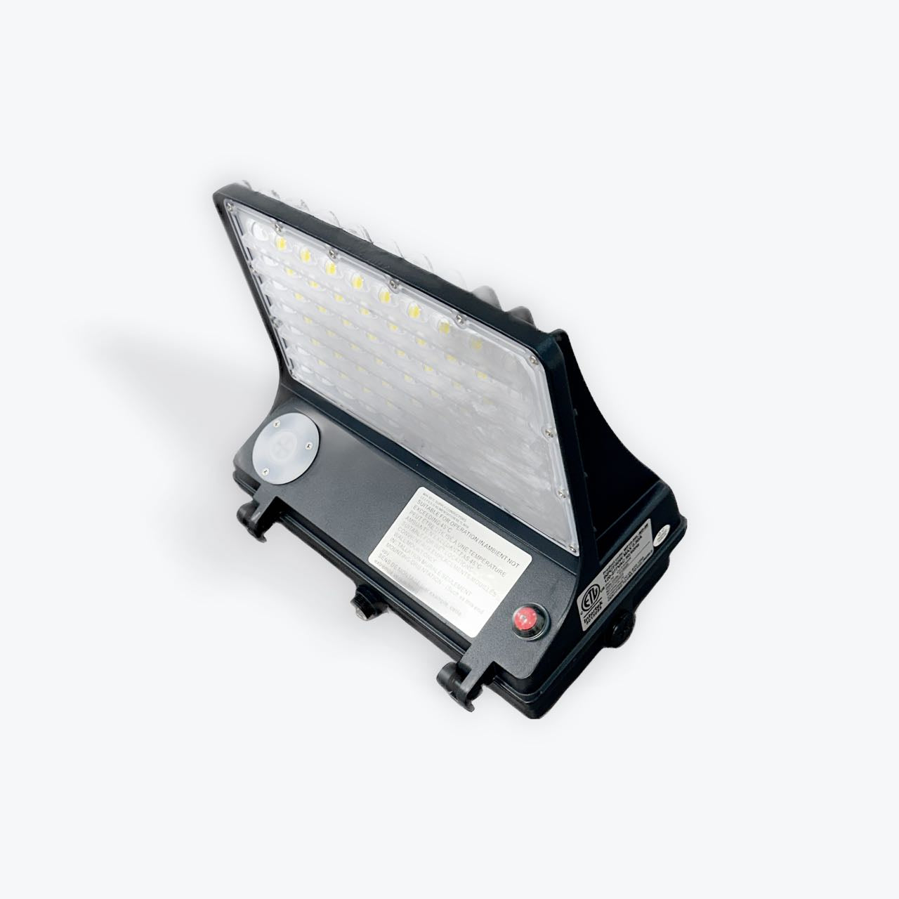 80W Full Cutoff Dark Sky Wall Pack, 5000K CCT, Integrated Photocell, Emergency Battery Backup