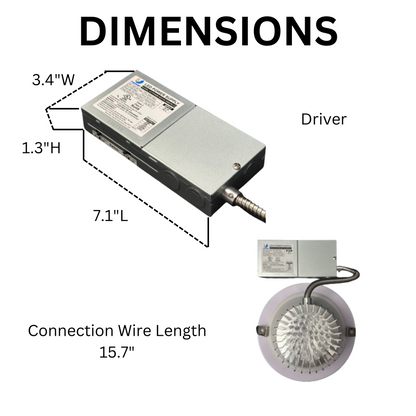 8" ARCHITECTURAL DOWNLIGHT UP TO 5000LM WATTAGE CCT TUNABLE 3000/4000/5000K 0-10V DIMMING 100-277V J-BOX - AHA Lighting LED