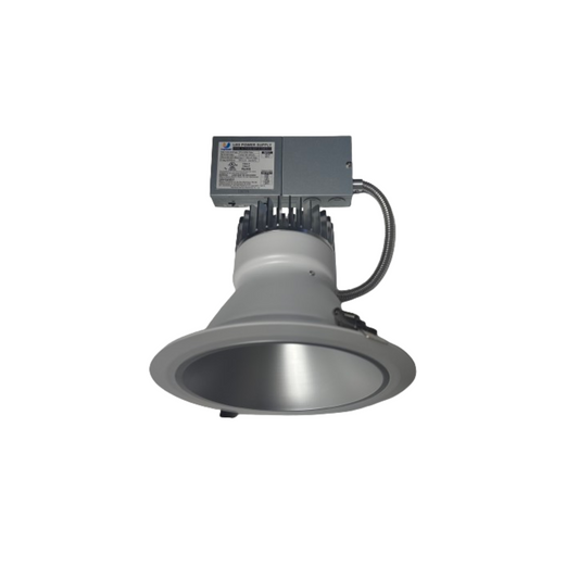 8" ARCHITECTURAL DOWNLIGHT UP TO 5000LM WATTAGE CCT TUNABLE 3000/4000/5000K 0-10V DIMMING 100-277V J-BOX - AHA Lighting LED