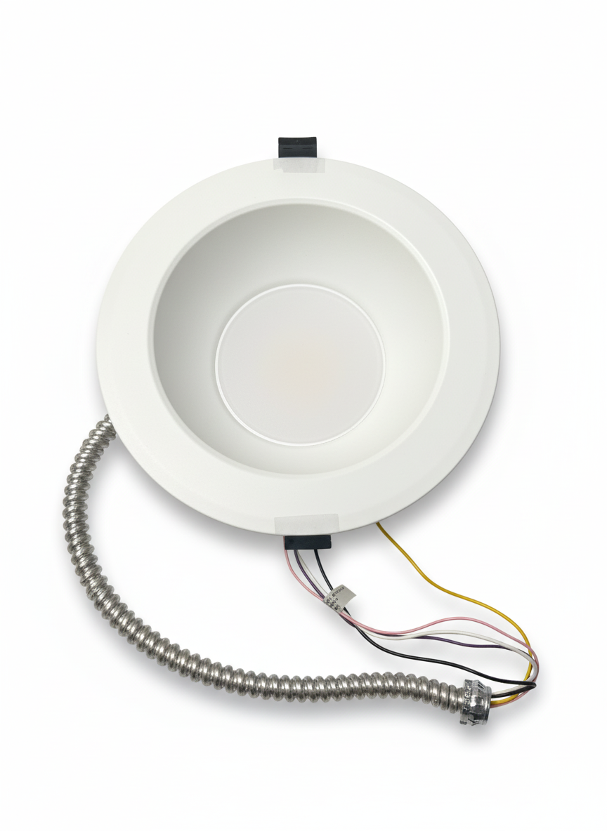 6" 16W Commercial Recessed Downlight Wattage Tunable 8/12/16W CCT Tunable 3000/4000/5000K 0-10V Dim… – Commercial LED Fixture