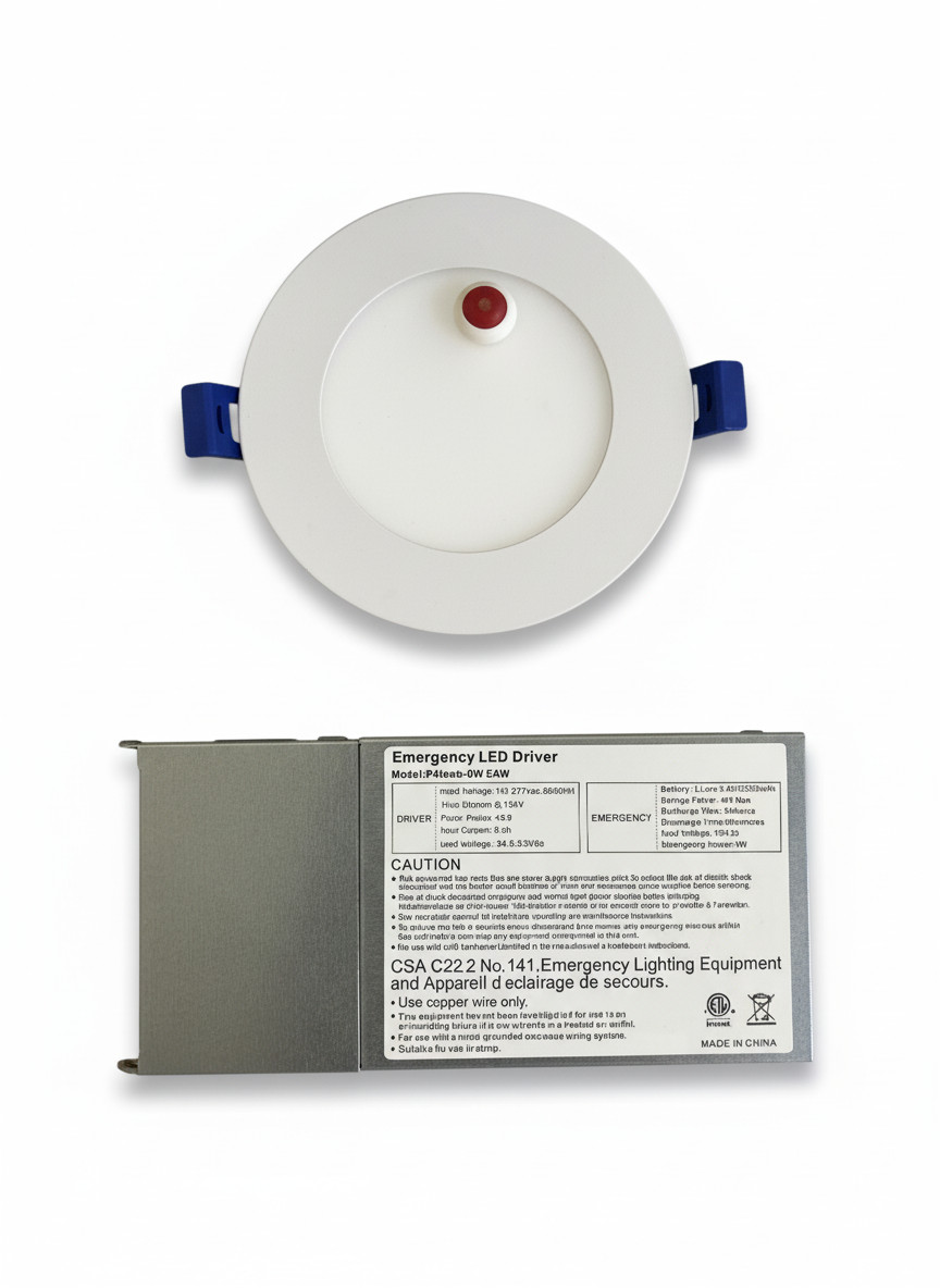 AHA LIGHTING 4" 9W Dimmable LED Down Light | Retrofit LED Recessed Light | Emergency Battery Backup… – Commercial LED Fixture
