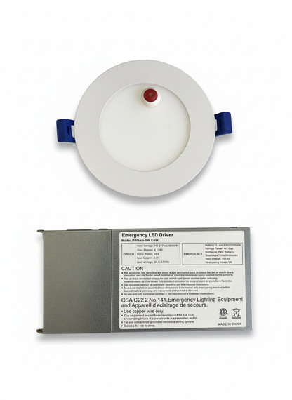 AHA LIGHTING 4" 9W Dimmable LED Down Light | Retrofit LED Recessed Light | Emergency Battery Backup… – Commercial LED Fixture