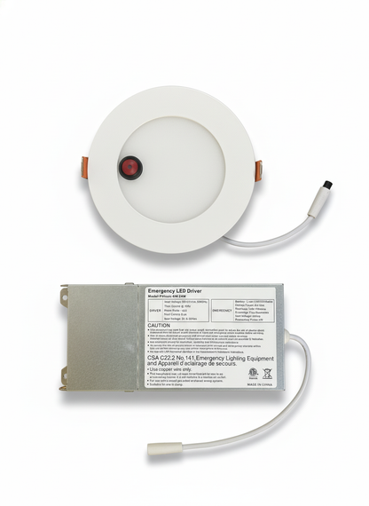 AHA LIGHTING Fire Rated 4" 9W Dimmable LED Down Light | Retrofit LED Recessed Light | Emergency Bat… – Commercial LED Fixture