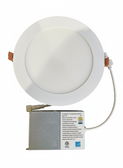 AHA LIGHTING Fire Rated 6" 16W Dimmable LED Down Light | Retrofit LED Recessed Light | Slim Canless… – Commercial LED Fixture