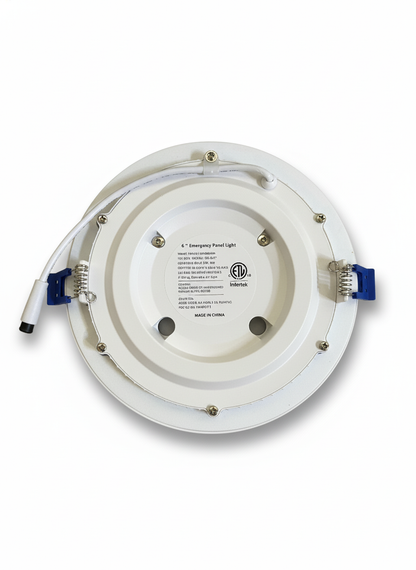 AHA LIGHTING 6" 16W Dimmable LED Down Light | Retrofit LED Recessed Light | Emergency Battery Backup | Slim Canl… – Rear View