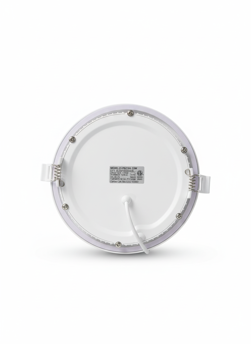 AHA LIGHTING 6" 16W Dimmable LED Down Light | Retrofit LED Recessed Light | Slim Canless LED Downlight | 3CCT Tu… – Rear View