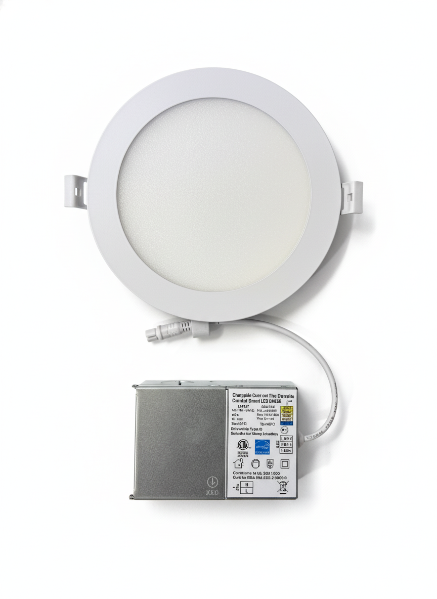 AHA LIGHTING 6" 16W Dimmable LED Down Light | Retrofit LED Recessed Light | Slim Canless LED Downli… – Commercial LED Fixture