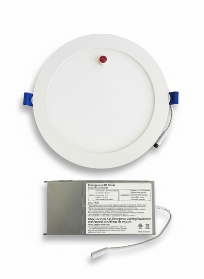 AHA LIGHTING 8" 18W Dimmable LED Down Light | Retrofit LED Recessed Light | Emergency Battery Backu… – Commercial LED Fixture