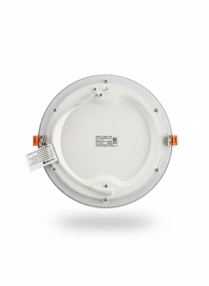 8" 18W Ultra Slim LED Downlight, 3000/4000/5000K CCT Tunable, 1,300 Lumens, 120-270V