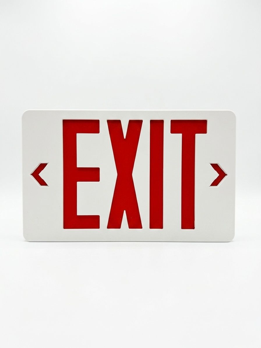 LED Emergency Red Exit Sign
