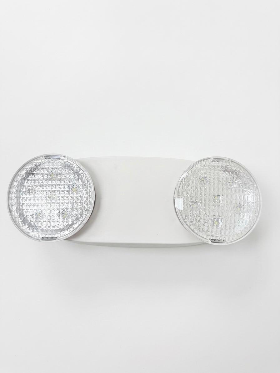 Indoor Dual Head Emergency Sign, Adjustable Lighting Angle – Commercial LED Fixture