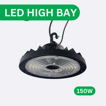 150W UFO High Bay LED Light 5000K High Lumen – Commercial LED Fixture