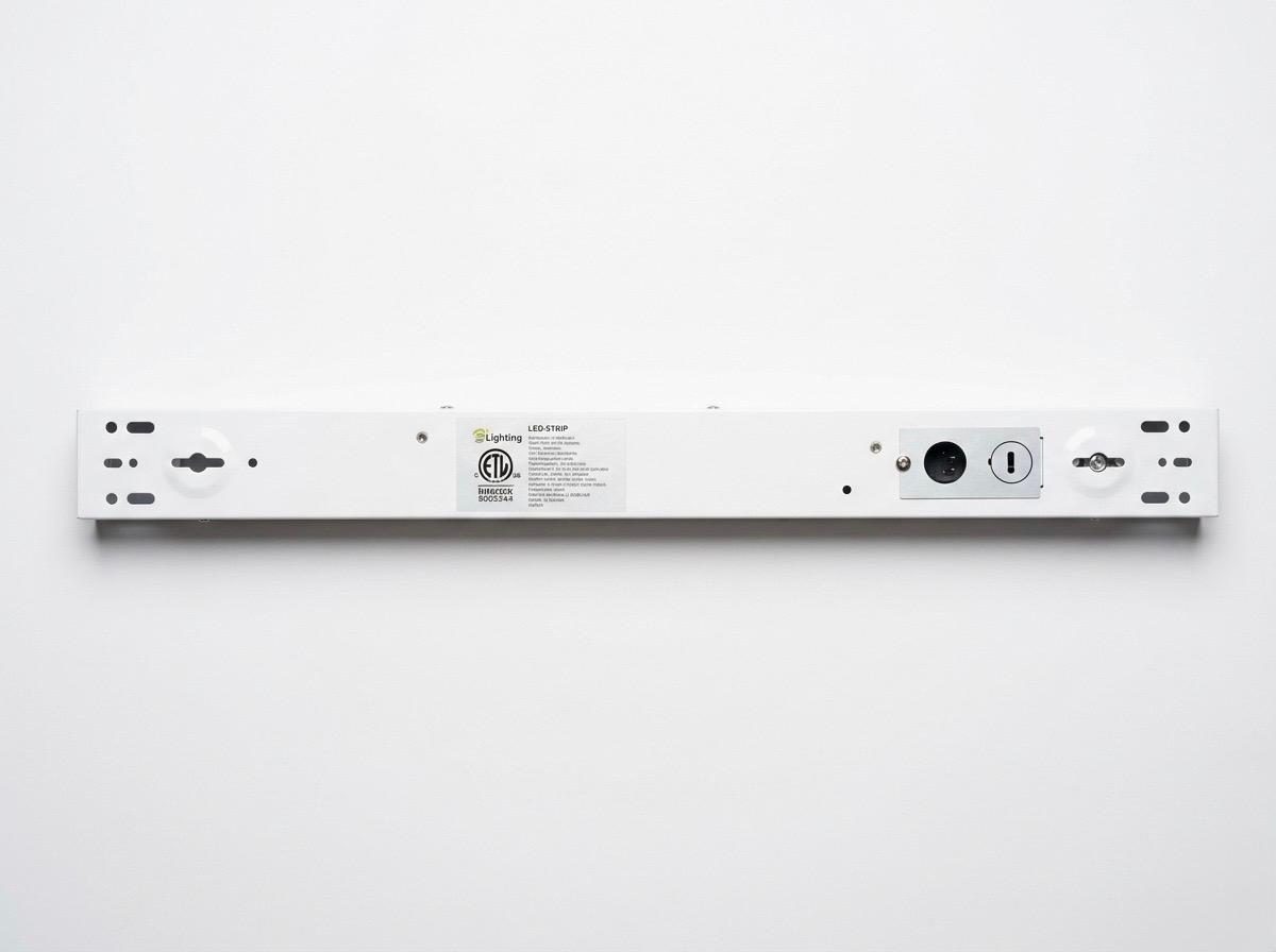 2ft Slim Linear Strip With Emergency Battery Backup 10W For 90 Mins CCT & Wattage Tunable 120-277V