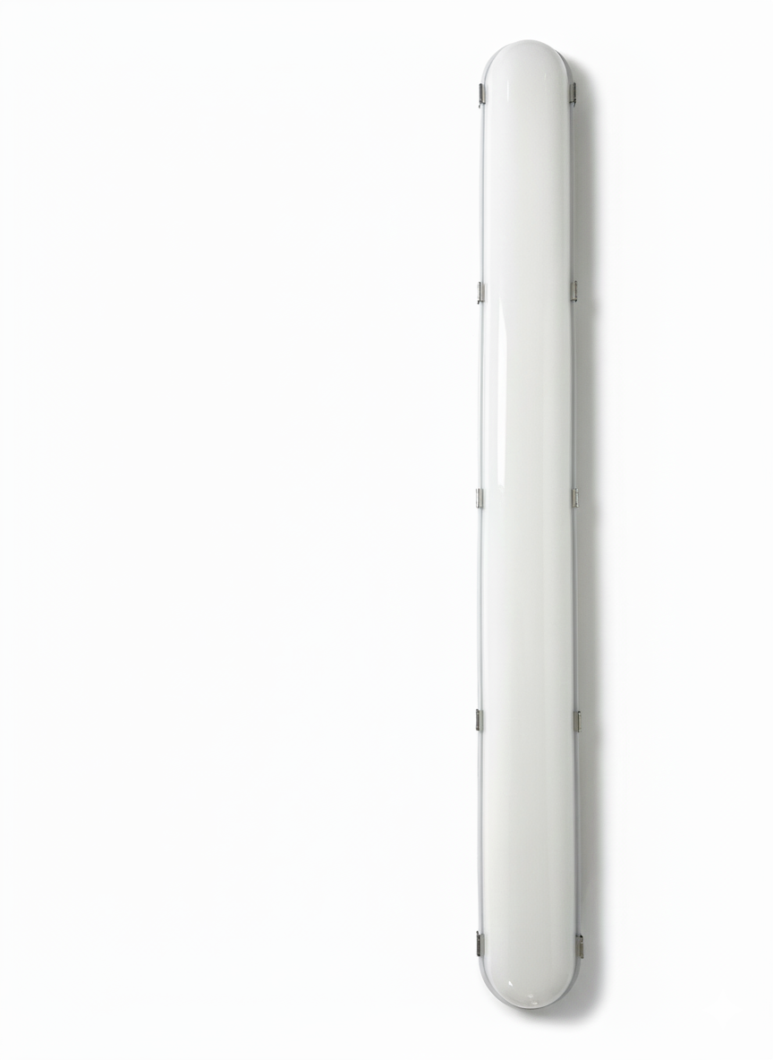 4ft LED 50W Vapor Tight Fixture w/Motion Sensor, 0-10V Dimmable, 6483 lm, 120-277V