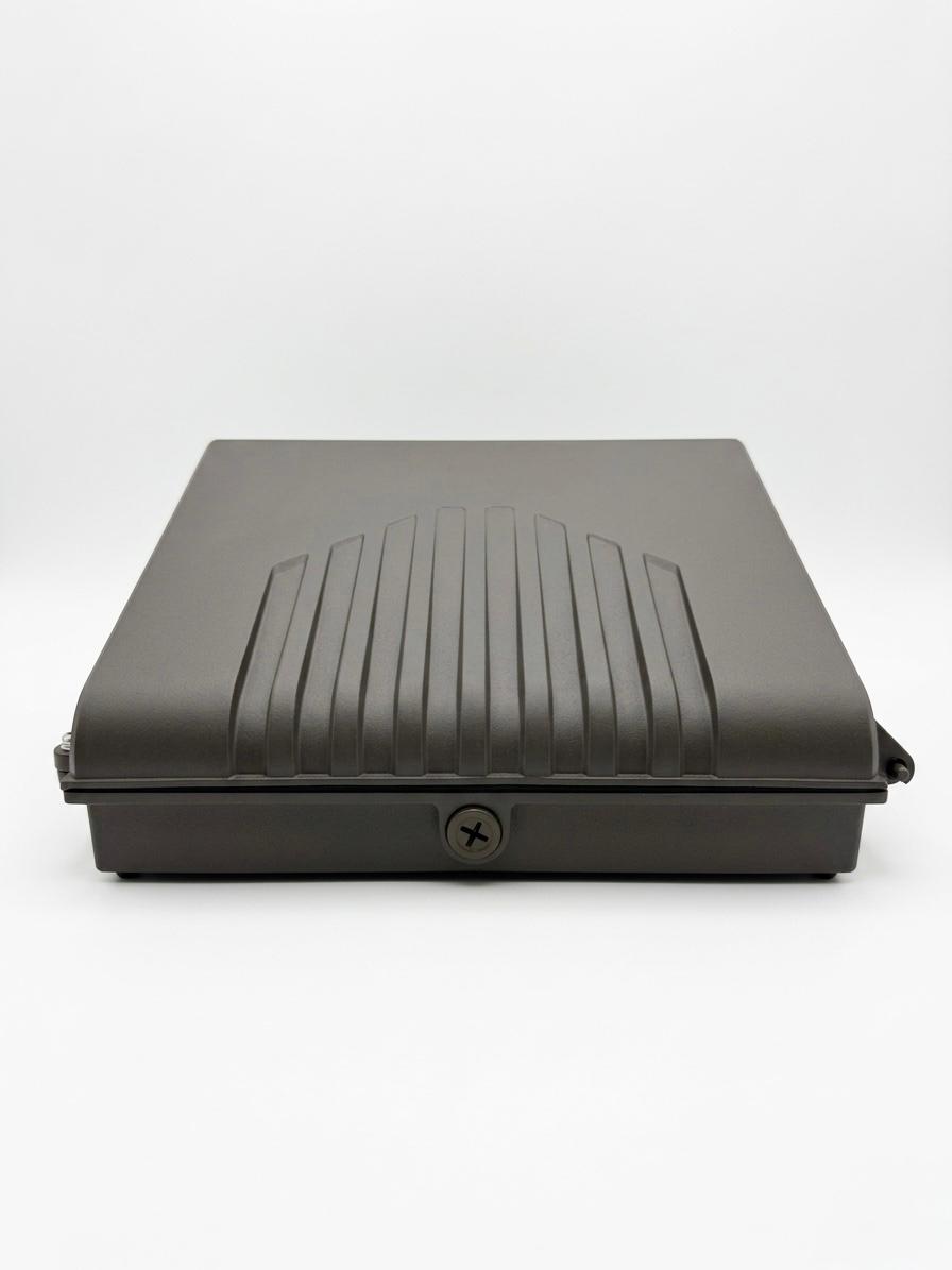 80W LED Full Cutoff Wall Pack, 3000K/4000K/5000K CCT Tunable, Photocell Sensor