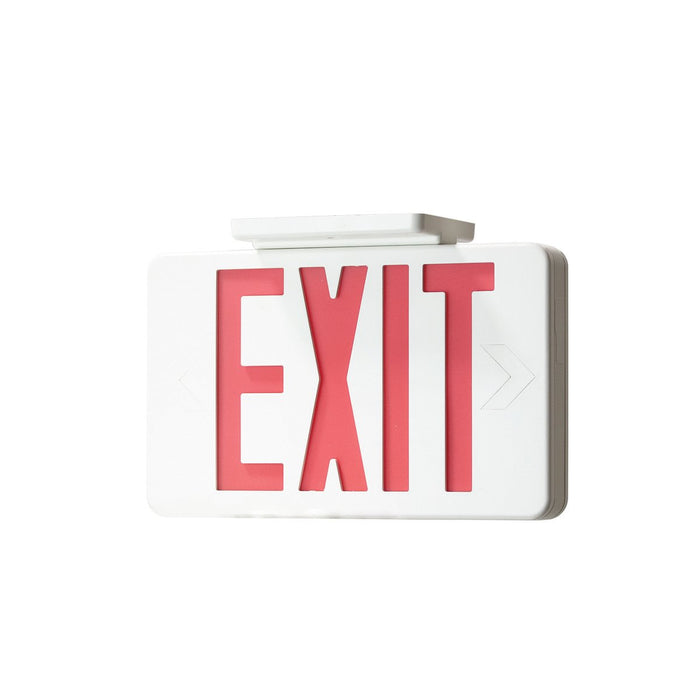 AHA LIGHTING LED Emergency Exit Sign | Red | 4/5.2W | 90-Min Battery Backup